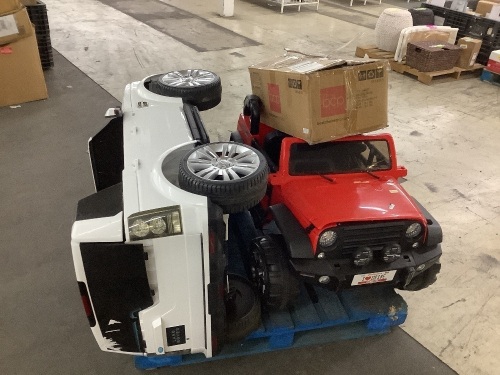 Lot of (3) Ride On Toys - For Parts or Repair  - Lot 813