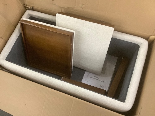 Storage Ottoman Bench - Missing 2 Screws  - Lot 1111