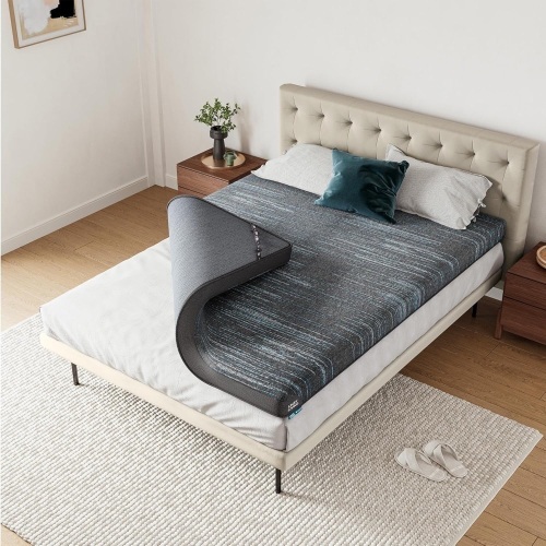 LINSY LIVING 3.5 Inch Firm Memory Foam Mattress Topper, Non-Temperature Sensitive Gel Memory Foam, Full Size   - Lot 1112