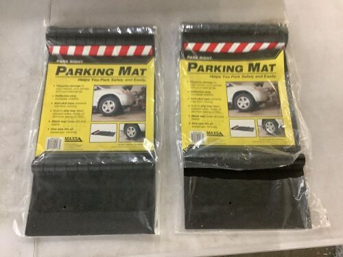 Lot of (2) MAXSA Park Right Parking Mat  - Lot 290