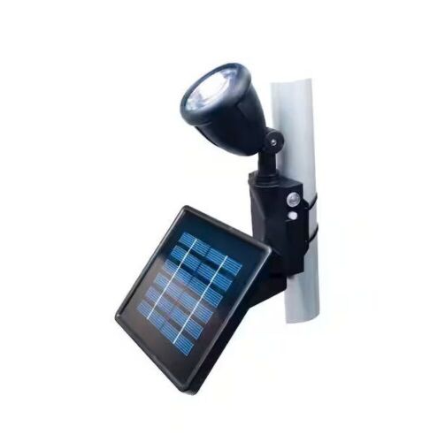 MAXSA Black Dusk to Dawn Solar Weather Resistance LED Flag Light - Lot 291