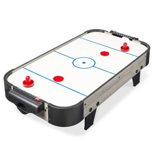 Tabletop Air Hockey Arcade Game Table w/ 2 Pucks, 2 Strikers - 40in - Lot 692