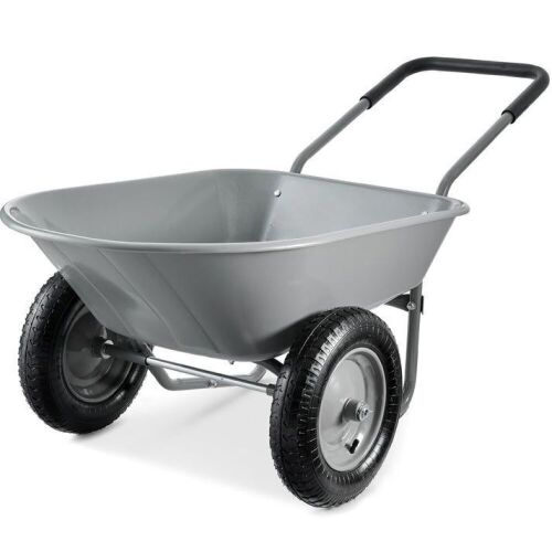 Dual-Wheel Wheelbarrow Garden Cart - Lot 1060