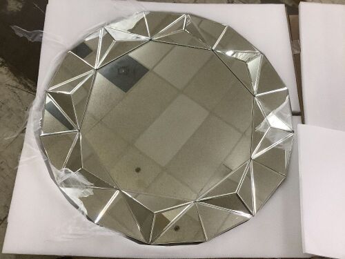 Round Decorative Mirror  - Lot 1110