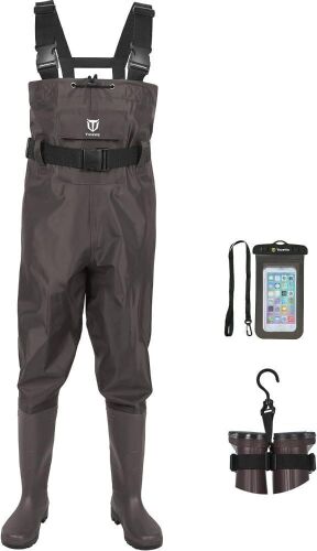 TIDEWE Bootfoot Chest Wader, Size 9  - Lot 1045