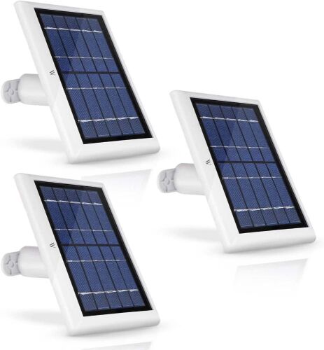 Wasserstein Solar Panel Compatible with Ring Spotlight Cam Plus/Pro/Battery, and Ring Stick Up Cam Battery, 3 Pack - Lot 1046