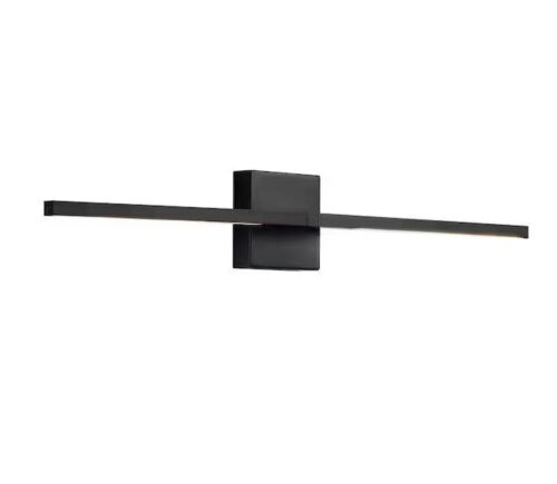 Lot of (2) 30 in. 2-light Black LED Vanity Light Bar 18-Watt Rotatable  - Lot 1136
