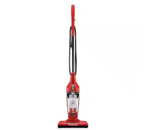 Dirt Devil Vibe 3-in-1 Bagless Corded Washable Filter Stick Vacuum Cleaner, Convert to Handheld Vacuum, Carpet and Hard Floors, Red - Lot 1145