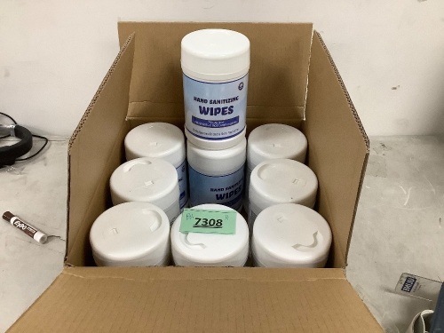 Box of Handsanitizing Wipes 9pc - Lot 7308