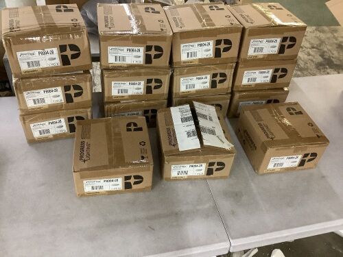 Lot of (15) Progress Lighting 6 in. White Recessed Baffle Trim for Sloped Ceilings - Lot 461