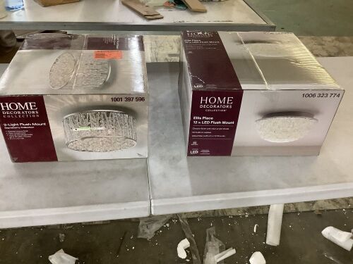 Lot of (2) Home Decorators Collection Light Fixtures - Lot 555