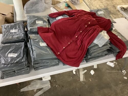 Lot of (81) Dresses - 12 Small, 19 Medium, 17 Large, 20 X-Large, 13 XX-Large - Lot 125