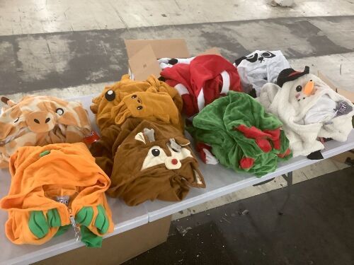 Lot of (8) Funziez! Adult Onesies - See Pics - Lot 251