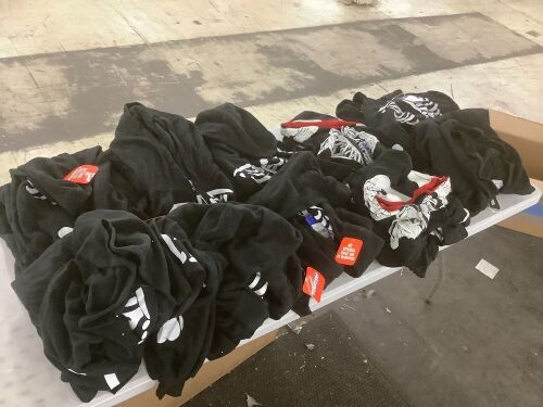 Lot of (10) Funziez! Skeleton Apparel, Various Sizes - Lot 757