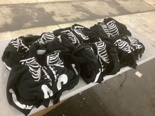 Lot of (6) Funziez! Skeleton Apparel, Various Sizes - Lot 759