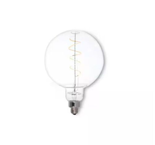 Bulbrite 40W Equivalent Amber Light G63 Dimmable LED Grand Filament Globe Shaped Nostalgic Light Bulb - Lot 800