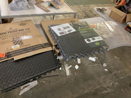 Lot of (3) Puzzle Floor Mats - 2 New, 1 Return  - Lot 136
