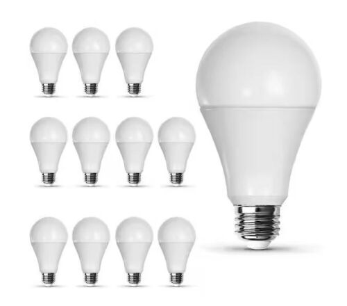 Feit Electric 150-Watt Equivalent A21 Dimmable General Purpose E26 Medium Base LED Light Bulb in Daylight 5000K, 12-Pack - Lot 224
