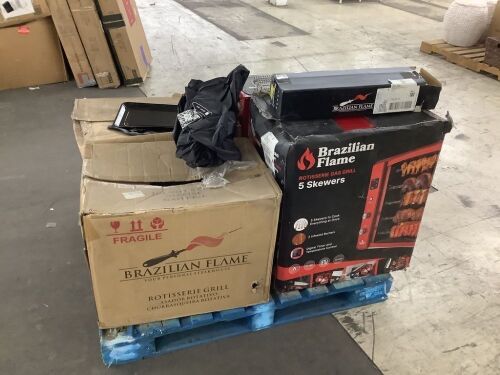 Lot of (4) Brazillian Flame Rotisserie Grills  - Lot 57