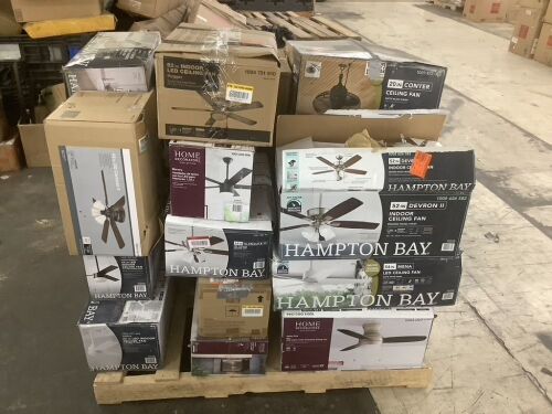 Lot of (24) Salvage Ceiling Fans  - Lot 900