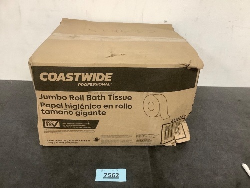 Coastwide Professional Jumbo Roll Bath Tissue - Lot 7562