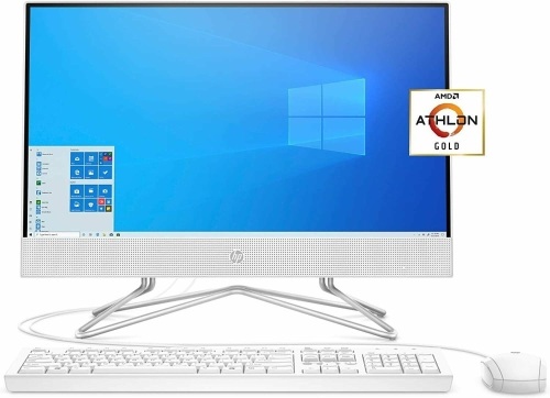 HP 22 All-in-One PC, AMD Athlon Gold 3150U Processor, 4 GB RAM, 256 GB SSD, Full HD IPS 21.5-inch Anti-glare Display, Windows 10 Home, USB Mouse and Keyboard - Lot 39