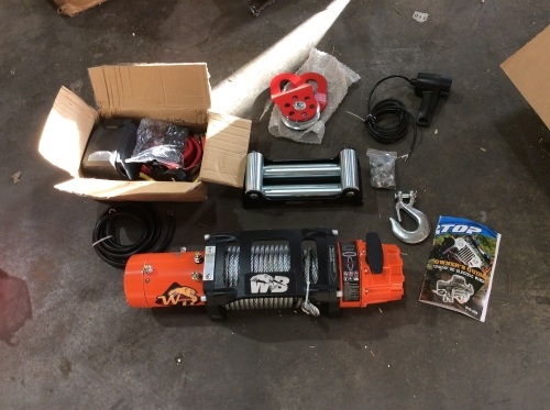 Wild Bear 12V Heavy Duty High Capacity Winch Kit - Lot 51