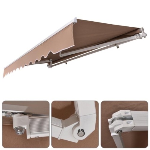 Zimtown 12x10 ft Retractable Patio Awning - Lot 78