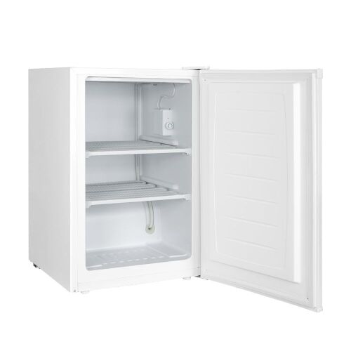 FULLWATT 3.0 Cu Ft Energy Efficient Silent Freezer Single Door Mini Fridge With Reversible Door 7-Grade Adjustable Temperature Removable Shelf  - Lot 90