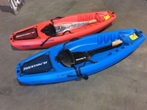 Pair of Maxkare Kids Kayaks with Paddle & Seat  - Lot 98
