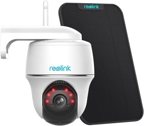 REOLINK Argus PT w/ Solar Panel, Wireless Pan Tilt Solar Powered WiFi Security Camera w/ Rechargeable Battery, 2-Way Talk - Lot 149