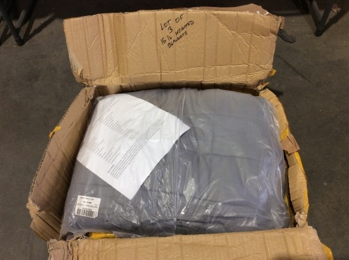 Lot of (3) 15lb Weighted Blankets  - Lot 160