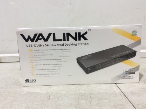 WAVLINK USB-C Ultra 5K Universal Docking Station  - Lot 186