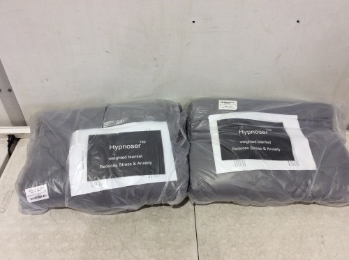 Lot of (2) 25 lb Weighted Blankets, 48" x 72"  - Lot 190