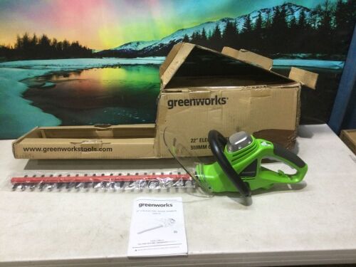 Greenworks 22" Electric Hedge Trimmer  - Lot 196