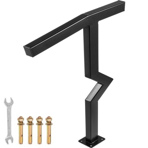 VEVOR Single Post Handrail Fits 1 or 2 Steps 22 x 38" - Lot 280