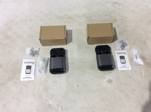 Lot of (2) S7 TWS Wireless Bluetooth 5.0 Stereo Earbuds - Lot 305