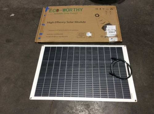 ECO-WORTHY 130W Solar Panel  - Lot 366