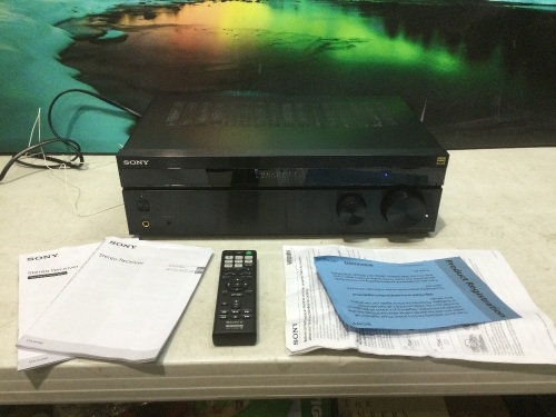 Sony STRDH190 2-ch Home Stereo Receiver with Phono Inputs & Bluetooth   - Lot 374