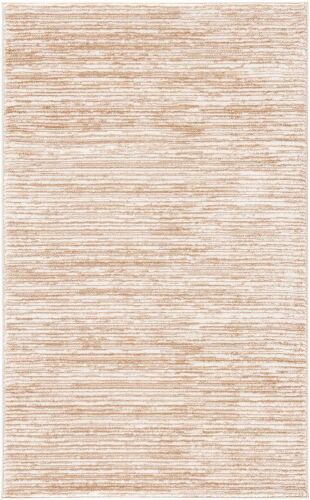 SAFAVIEH Vision Collection Modern Ombre Tonal Chic Non-Shedding Accent Rug, 3' x 5', Cream - Lot 383