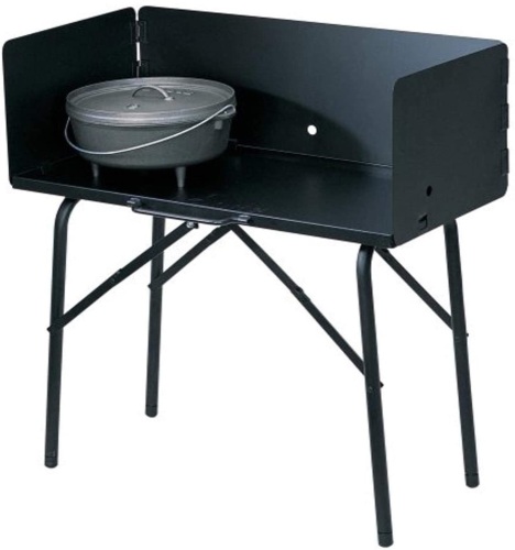 Lodge Steel Collapsible Outdoor Cooking Table, 16" x 32" x 26" - Lot 384
