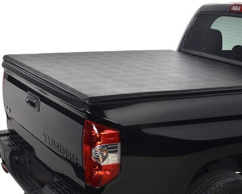 Deebior Soft Vinyl Lock & Roll Up Tonneau Cover Top Mount Assembly w/Rails for 2017-2021 Honda Ridgeline  - Lot 386