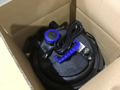 4000L Pressure Bio Filter for Pond w/ 13W UV Sterilizer Purifier Light, Flow Indicator  - Lot 389