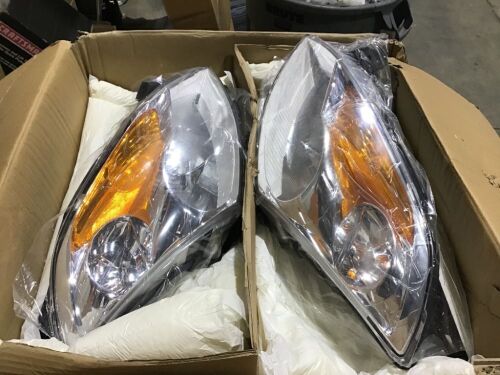 Headlight Replacement Assembly for 2007-2009 Nissan Altima Sedan 4 Doors Driver and Passenger Side - Lot 417
