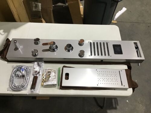 Waterfall Shower Panel with Handheld Sprayer - Lot 425