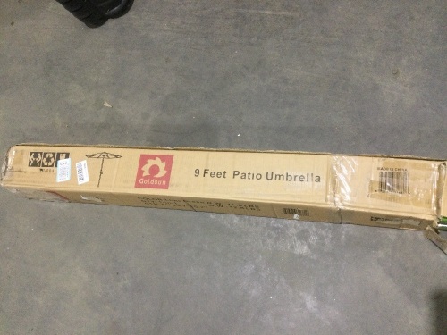 Goldsun 9' Patio Umbrella - Lot 442