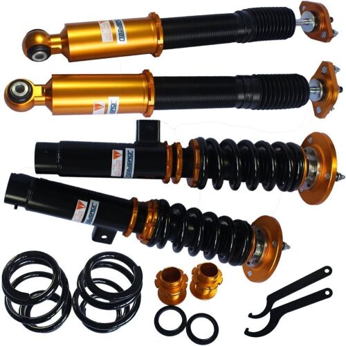 JDMSPEED Racing Coilover Adjustable Suspension Kit Replacement For BMW E46 3 Series 98-02 - Lot 525