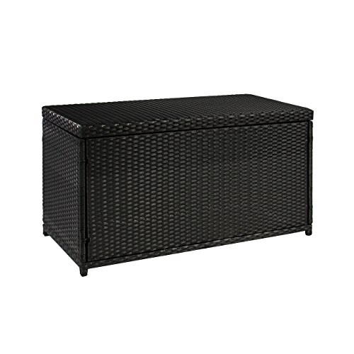 Outdoor Wicker Patio Furniture Deck Storage Box - Lot 541