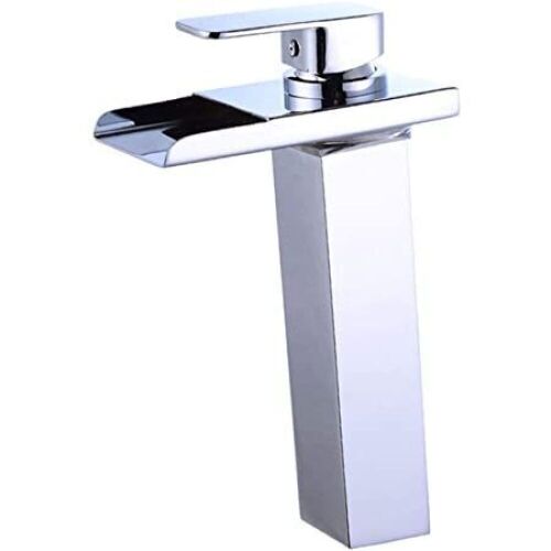 Wovier Chrome Waterfall Bathroom Sink Faucet  - Lot 600