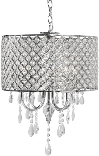 Crystal Chandelier Pendant Ceiling Light - Lot 609